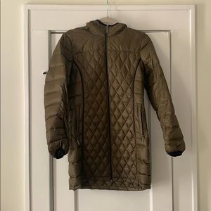Michael Kors Down Fill Army Green Jacket - Small